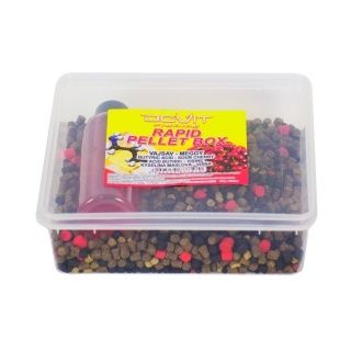 Dovit Rapid Pellet Box vajsav-meggy 450g+150ml