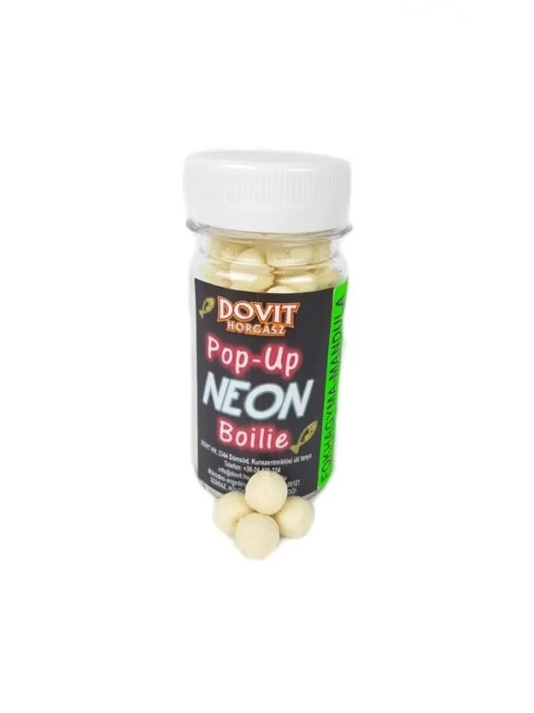 Dovit Pop-up Neon Boilie fokhagyma-mandula 10mm 40g