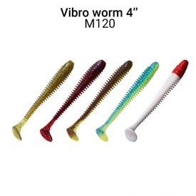 Crazy Fish Vibro Worm 4 100mm 75-100-M120-6