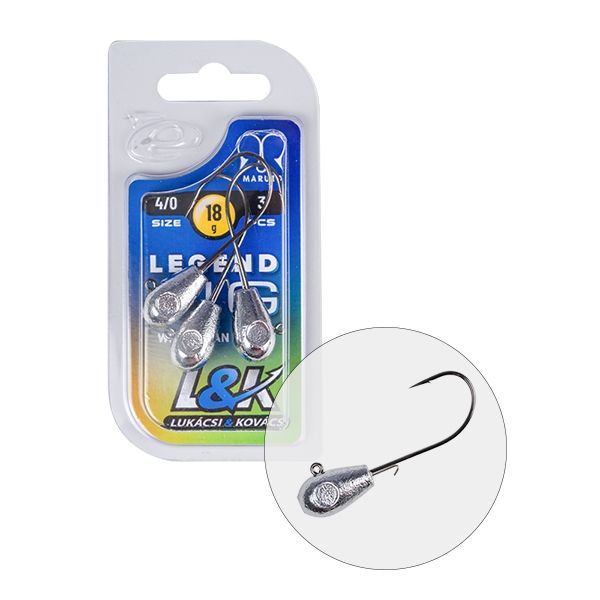 L&K LEGEND JIG 18g 4/0 3db