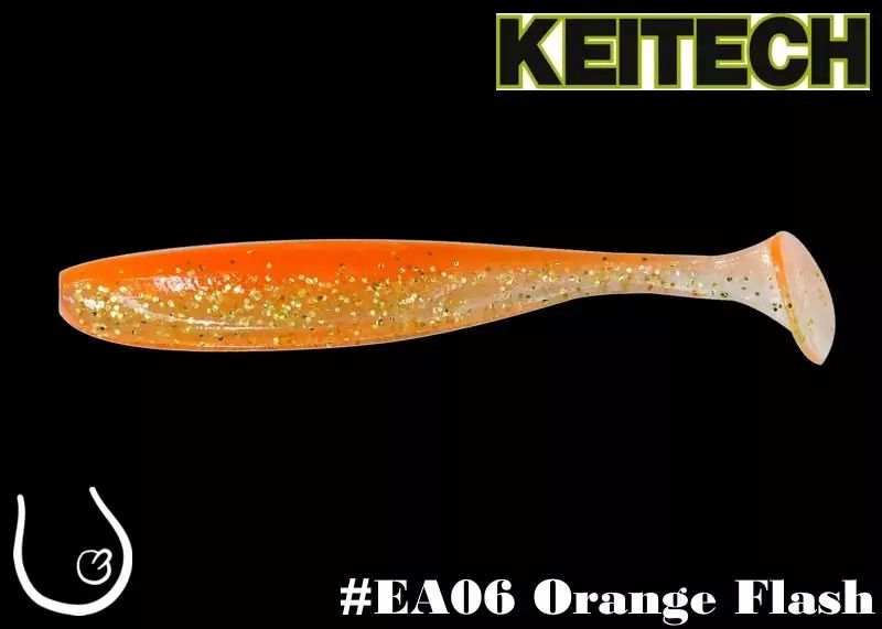 Keitech Easy Shiner 3″ 76mm/ EA#08 Orange Flash 10 db