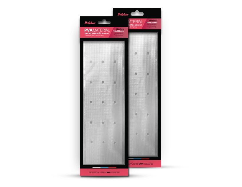 PVA tasak s lyukakkal rögzítő szala. Delphin / 10db 70x200mm