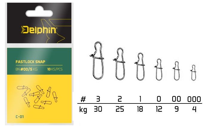 Fastlock Snap C-01/10db BN#000
