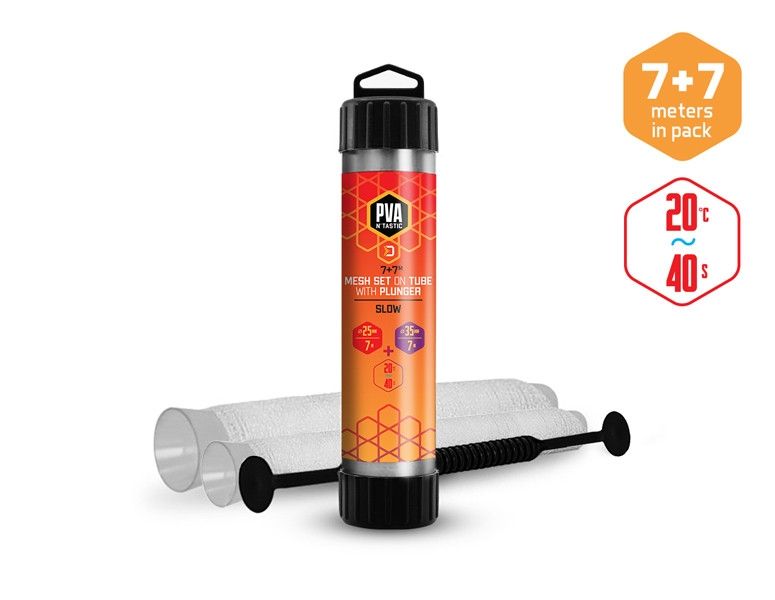 Delphin PVA háló szett 2 az 1-ben 7+7m 25mm+35mm lassan oldódás