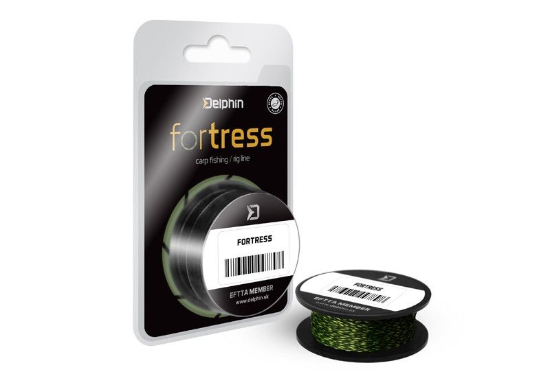 Hookline Delphin FORTRESS 20m / sárga-zöld 25lbs
