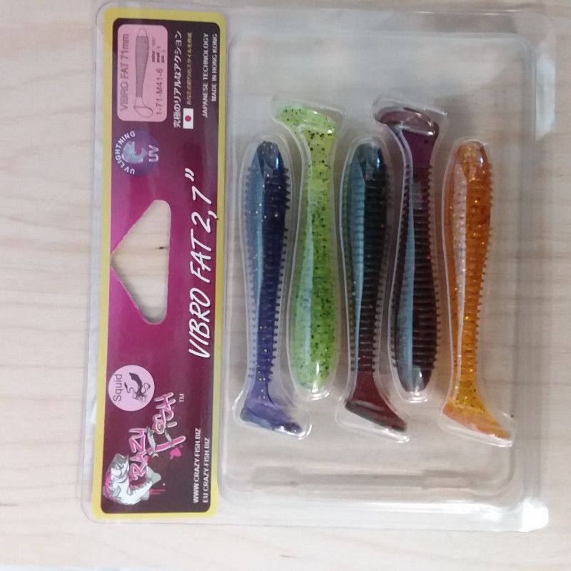 Crazy Fish Vibro Fat 2,7 71mm 1-71-M41-6