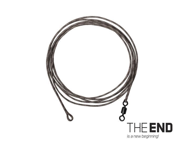 THE END Leadcore + swivel kötött horog / 3db #4