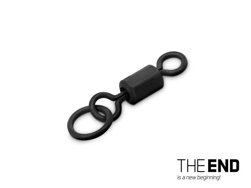 Pontyozó forgó gyűrűvel Delphin THE END Ring Swivel / 10db #4