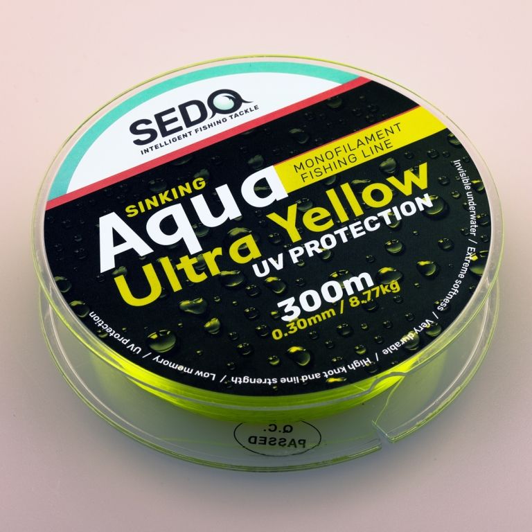 Sedo Aqua Ultra Yellow UV 300m 0,25mm 6,45kg