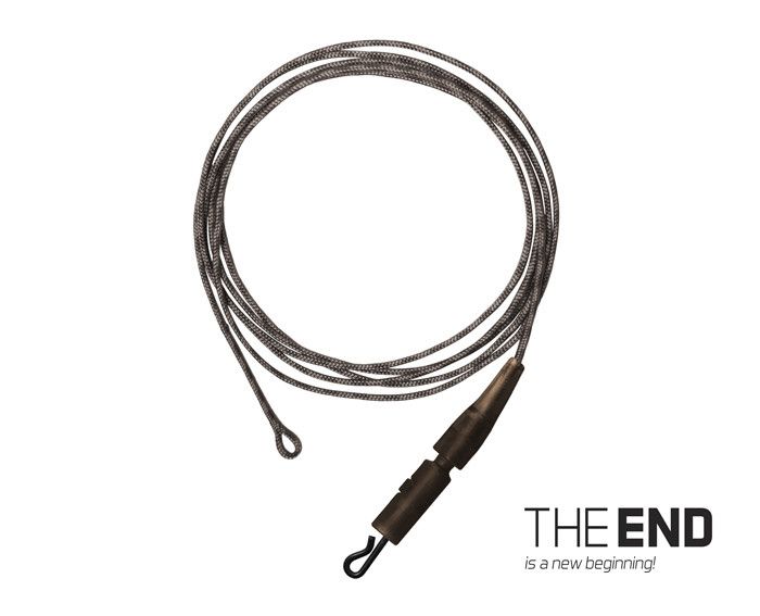 THE END Leadcore + PIN clip kötött horog / 3db #4