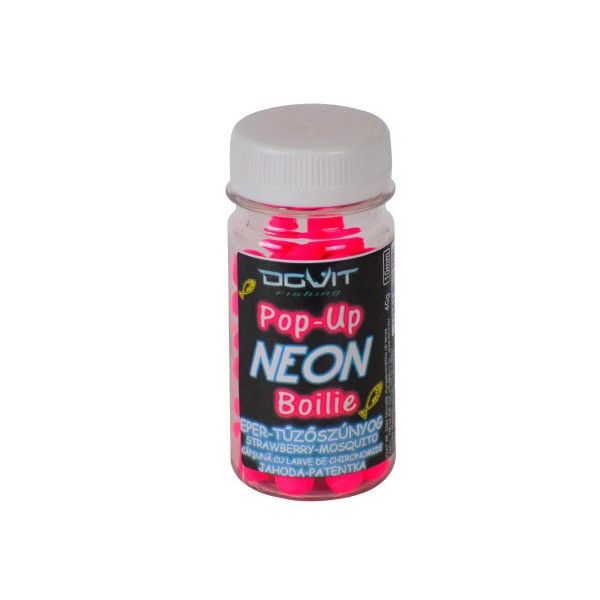 Dovit Pop-Up Neon Boilie Eper-Tűzőszúnyog 35g 10mm