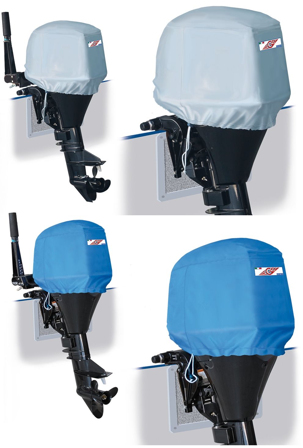 Külső Motor huzat Szürke 40-60 HP