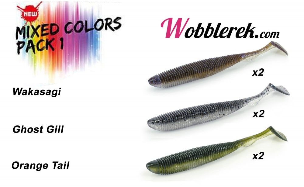 Molix RA Shad 3.8″ / #MP1 – Mixed Pack
