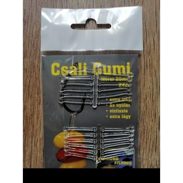 Csali Gumi mérete: 25mm, 24db/cs