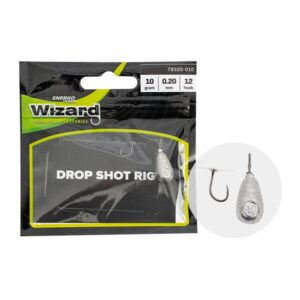 WIZARD ELŐRE KÖTÖTT DROPSHOT SZERELÉK 20g 0,25mm 4-es horog