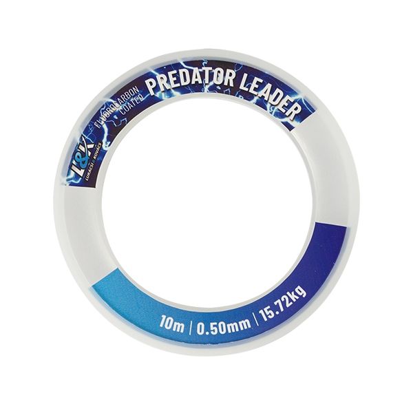 L&K Fluocarbon Predator Leader 10m 0.40mm 12.19kg