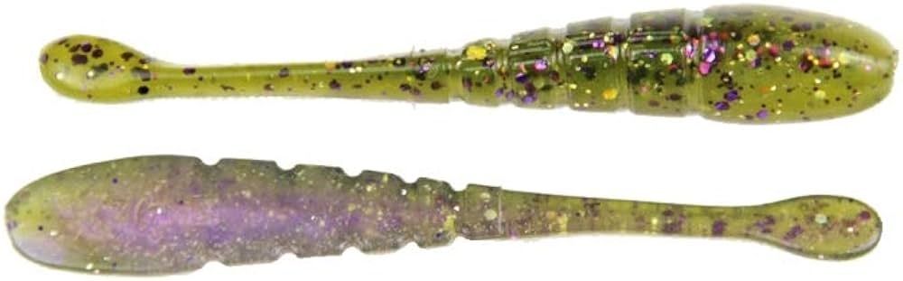 X ZONE 3.25” Pro Series Finesse Slammer, Bass Candy 10db/cs