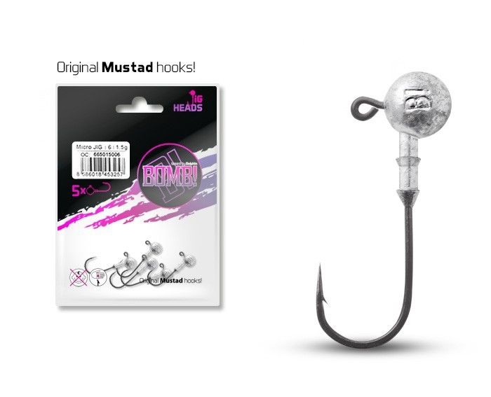 Jig fej Delphin BOMB! / 5db 10g 6/0
