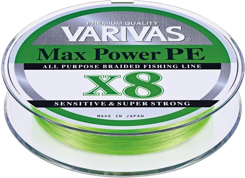 Varivas Max Pover PE x8 L.green 150M Peo.8.