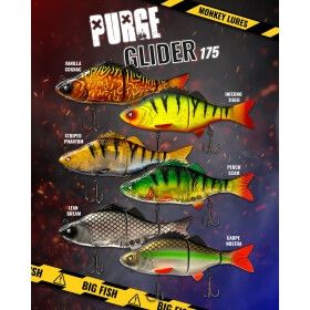 Monkey Lures Purge Glider175 Perch Scam 0,1-1,2m 17,5cm 73g