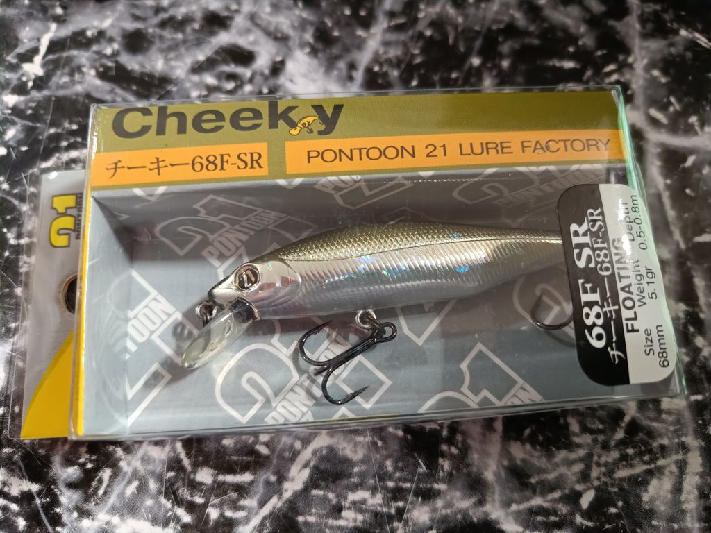 Pontoon 21 Cheeky 68F-SR No.R51 Silver Shad 68mm 5.1gr