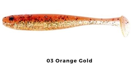 Major Craft Stabi Shad slim 4˝ #3 Orange Gold 4db/cs