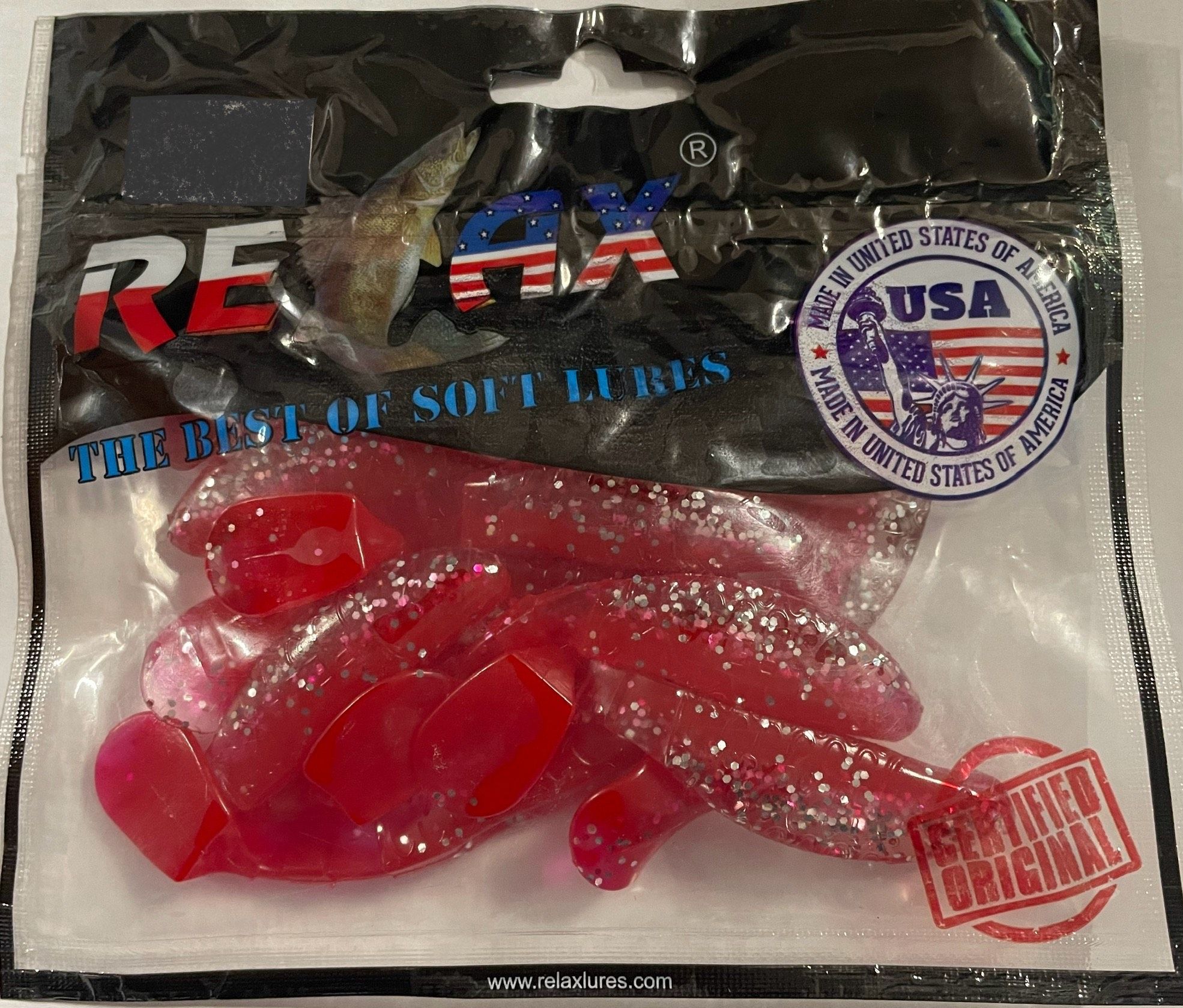 Relax Red Clear-Silver Glitter 3