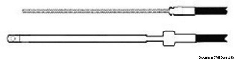 Kormánykábel M66 12′