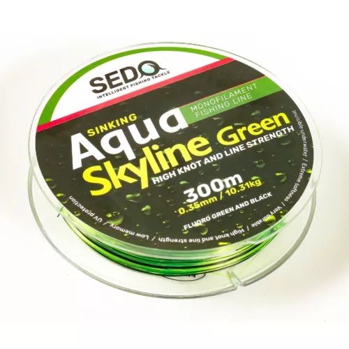 Sedo Aqua Sinking Skyline Green 300m 0,25mm 6,45kg