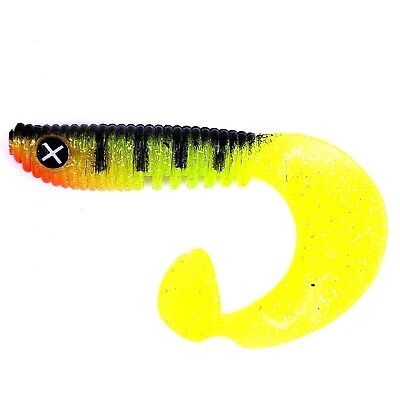 Monkey Lures Curly Lui 10cm, Atomic Perch 5 db/cs