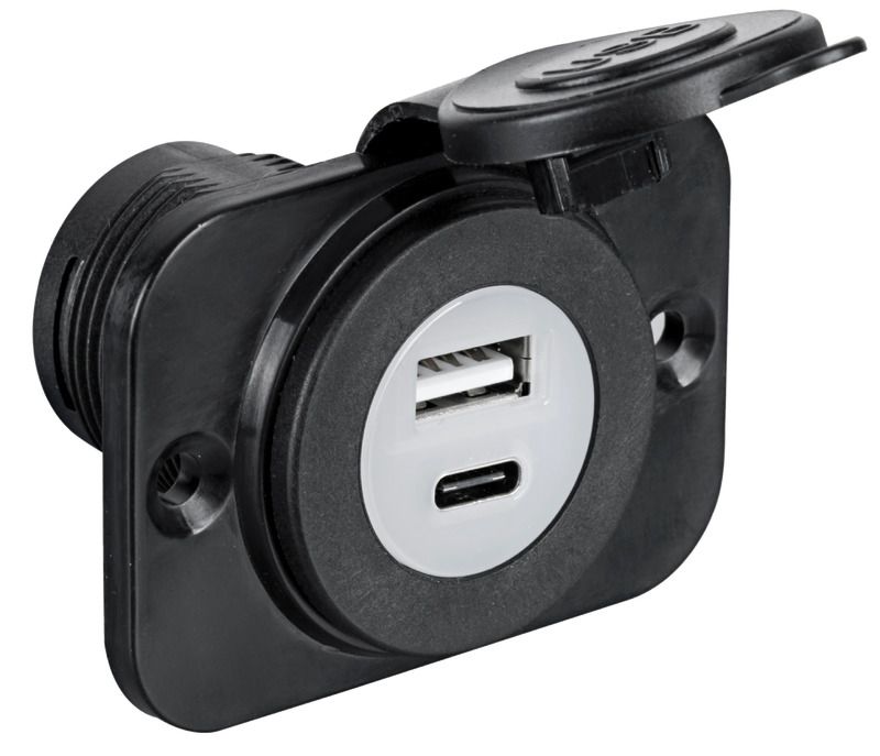 Normál USB csatlakozó + mikro