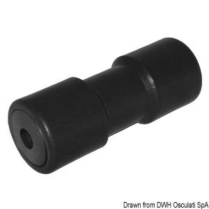Gumi központi görgő Ø furat 21 mm