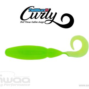 BIWAA TAILGUNR CURLY 3.5" 9cm 202 Limetreuse
