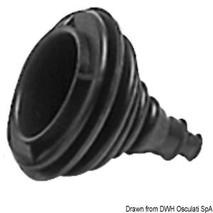 Fairlead fekete gumi