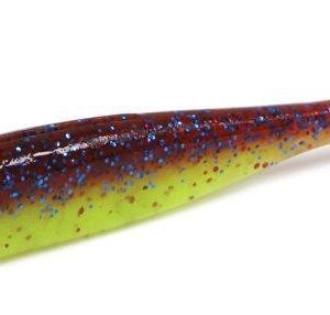 Keitech Easy Shiner 4" EA#15T Grape Chart Red FLK