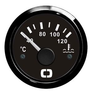 Vízhőmérséklet mérő 40/120° fekete/feket