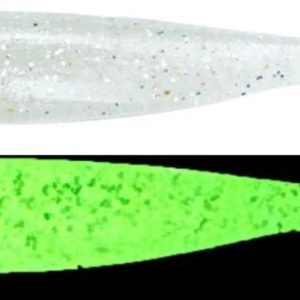 Keitech Easy Shiner 4" #370 Clear Silver Glow