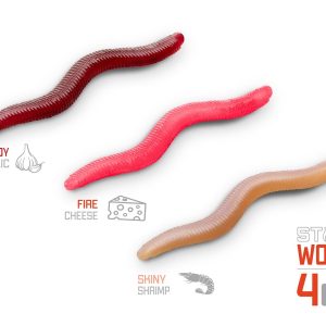 Gumihal Delphin B! StinxWORM Cheese / 50db 4cm / FIRE