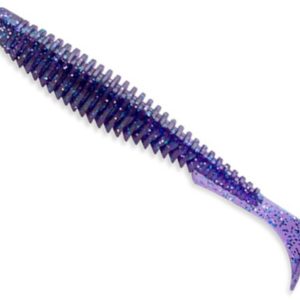 U-Shad 3" (9pcs.), #060 - Dark Violet/Peacock & Silver