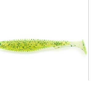 U-Shad 2.5" (9pcs.), #055 - Chartreuse/Black