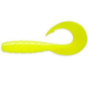 FishUp Mighty Grub 3.5" (7pcs.), #046 - Lemon
