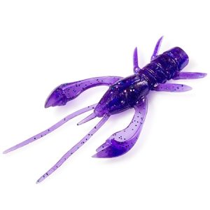 FishUp Real Craw 2" (7pcs.), #060 - Dark Violet/Peacock & Silver