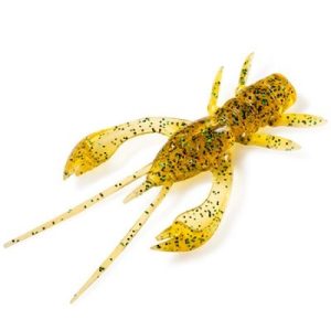FishUp Real Craw 2" (7pcs.), #036 - Caramel/Green & Black