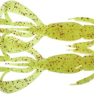 Keitech Crazy Flapper 2,4 #PAL01 Chartreuse Red Flake