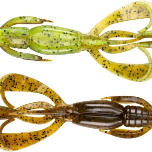 Keitech Crazy Flapper 3,6 #401 Green Pumpkin Chartreuse